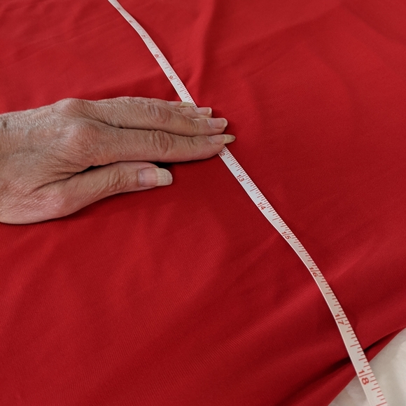 ☀️LAUREN Ralph Lauren NWT cold shoulder dress 8 red - Picture 15 of 17